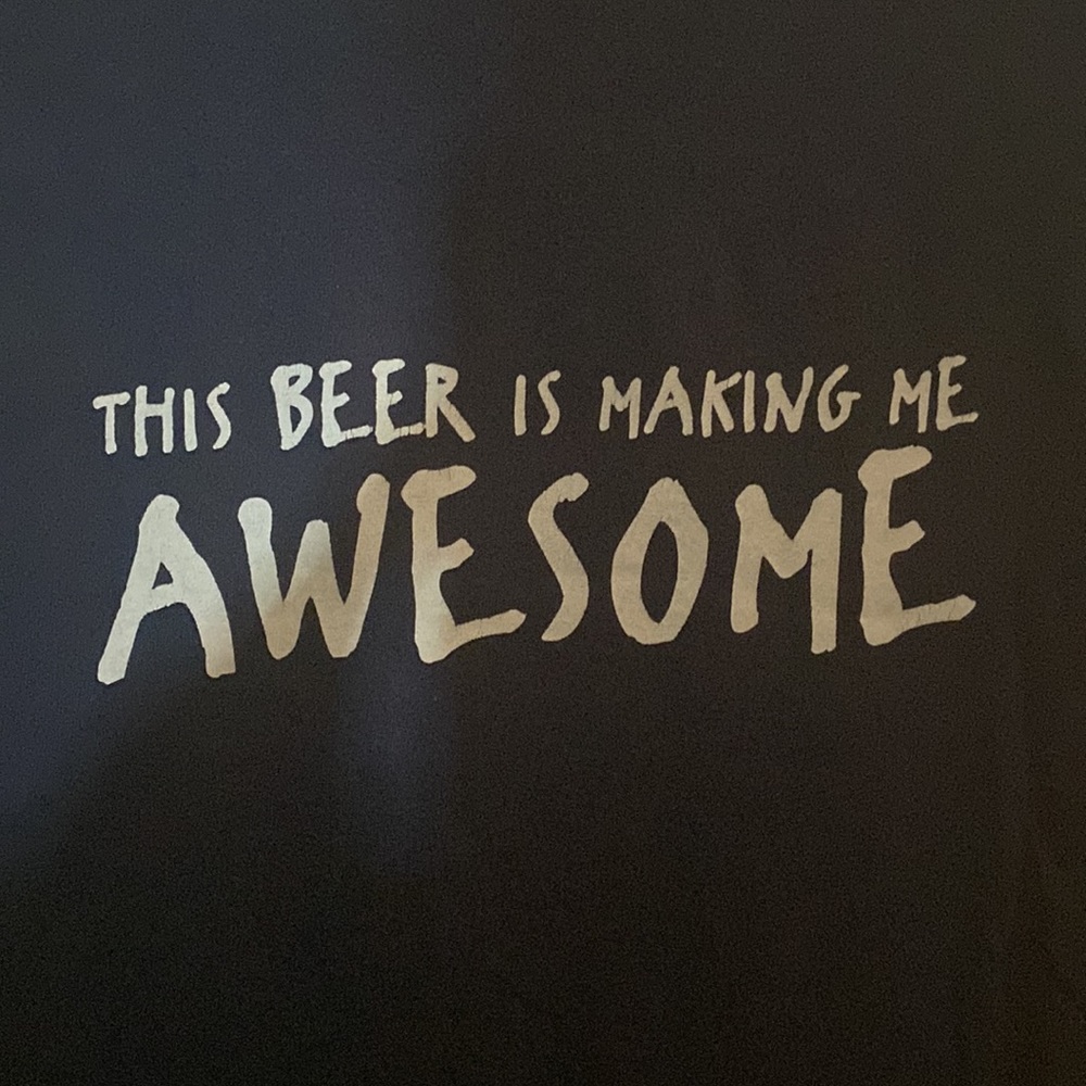 Men’s 2XL Tall navy tee.